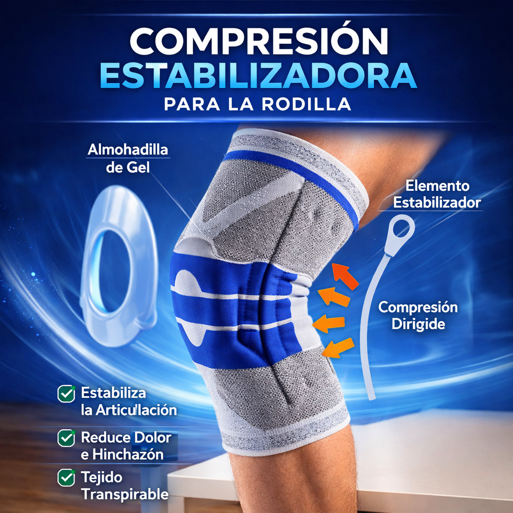 Rodillera 3D con almohadilla-Veltrix (talla única)